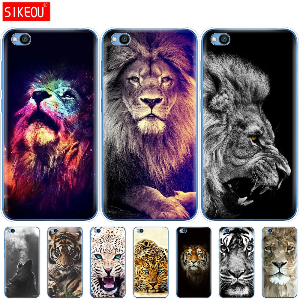 

Coque For Xiaomi Redmi Go Case 5.0" Printing Silicone Cover Soft TPU Phone Case For Xiaomi Redmi Go wolf tiger lion Leopard bear