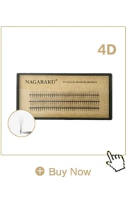 Nagaraku 2D-6D объемное наращивание ресниц ручной работы черная искусственная норка Премиум ресницы предварительно завитые ресницы