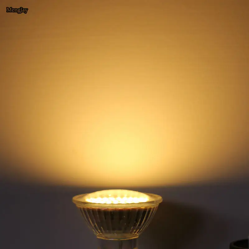 GU10 480lm 640lm 5 Вт 6 SMD 3528 48 60leds лампочка со стеклянной крышкой теплый белый холодный