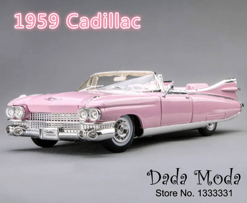 

Vintage Die-cast 1/18 large Car Model USA 1959 for Cadillac Eldorado Metal Marilyn Monroe car Boys Toys For Gift/Home Decoration