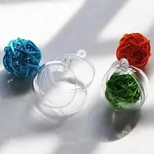 Wholesale 50mm Clear Plastic Acrylic Fillable Ball Ornament – Pkg Of 12 Ferramentas Household Accessories Storage Tools