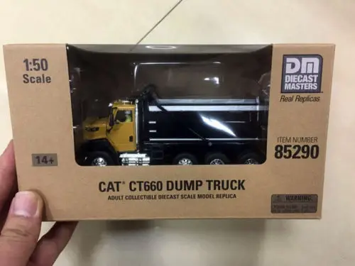 CAT CATERPILLAR CT660 DUMP TRUCK YELLOW 1/50 MODEL BY DIECAST MASTERS 85290