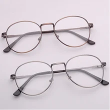 Женские Модные металлические очки с полной оправой, черные простые очки в стиле пэчворк GP24