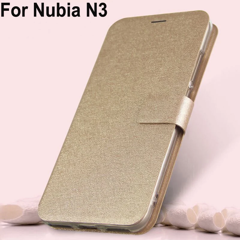 Cases For ZTE Nubia N3 case PU leather Sillcon coque flip Magnetic Closure back Cover N 3 NX608J shell | Мобильные телефоны и