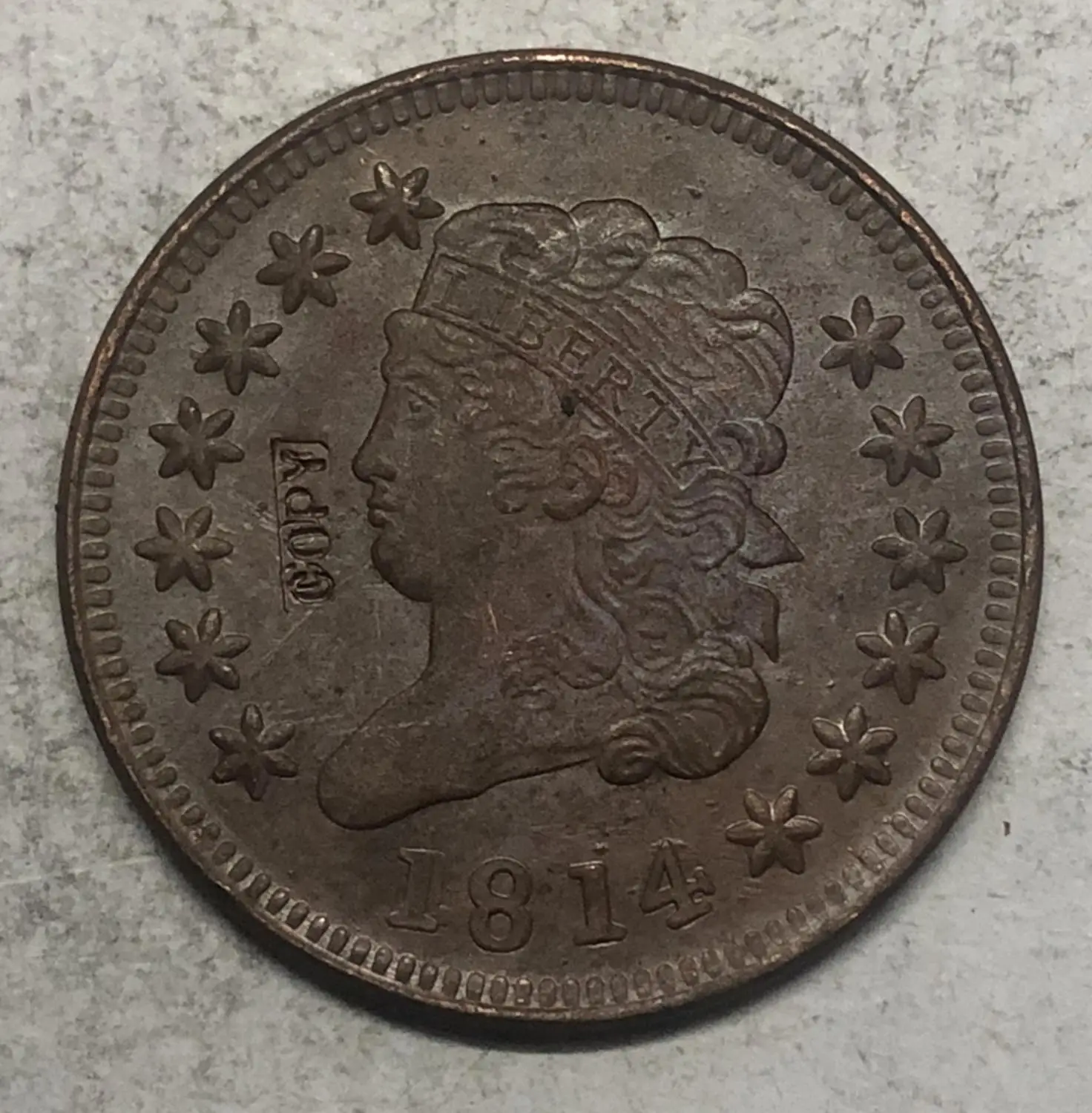 

1814 US Classic Head Large Cent Exact Copy