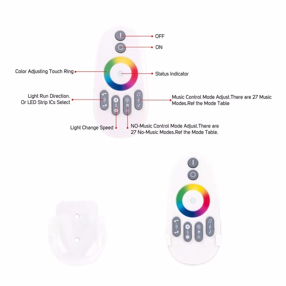 Controladores Rgb dc5v-24v ws2812b ws2811/ws2813/usc1903 led magia Material : Pvc