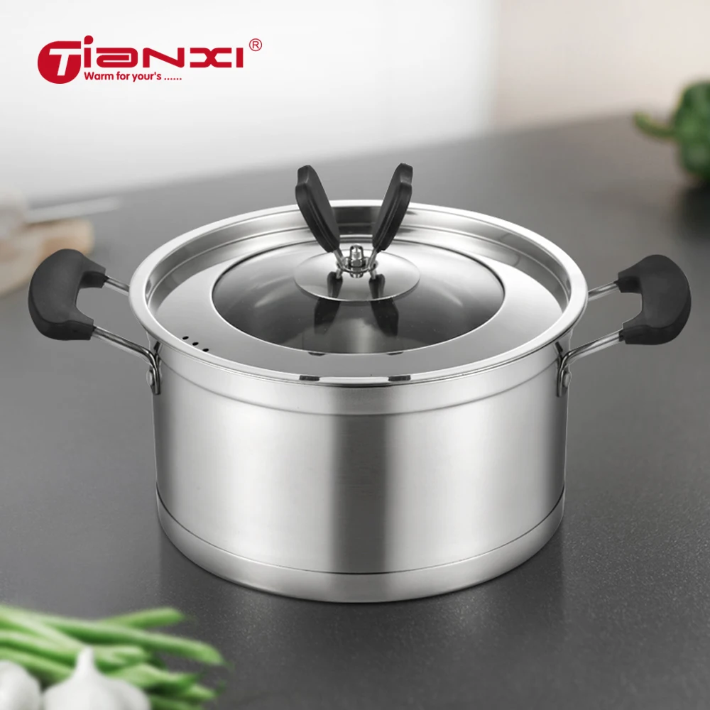 20 24 CM Stainless Steel Pots Thickening Complex Bottom Cooker Soup