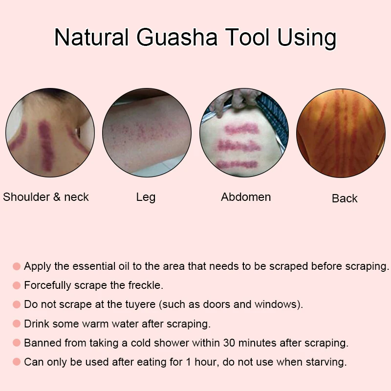 Нефритовый Gua Sha царапина инструмент для массажа лица набор натуральный розовый кварц Acupuntura Точка назад голова Ноги Скребок каменный Массажер терапия