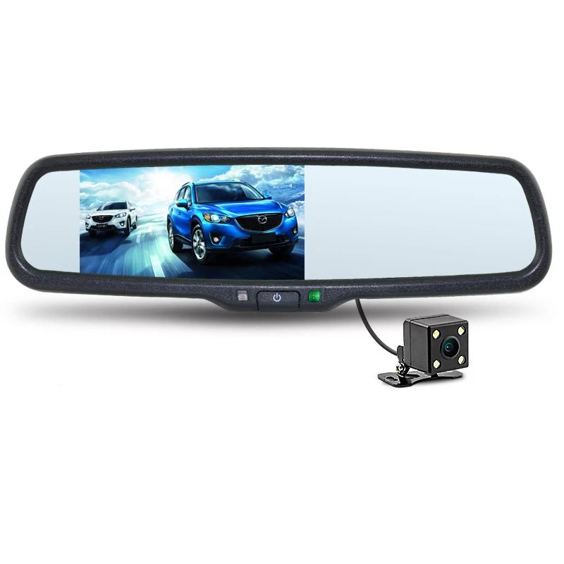5" HD Dash Camera Car DVR Interior Replacement Rear View Mirror Monitor DVR 1080P Rearview