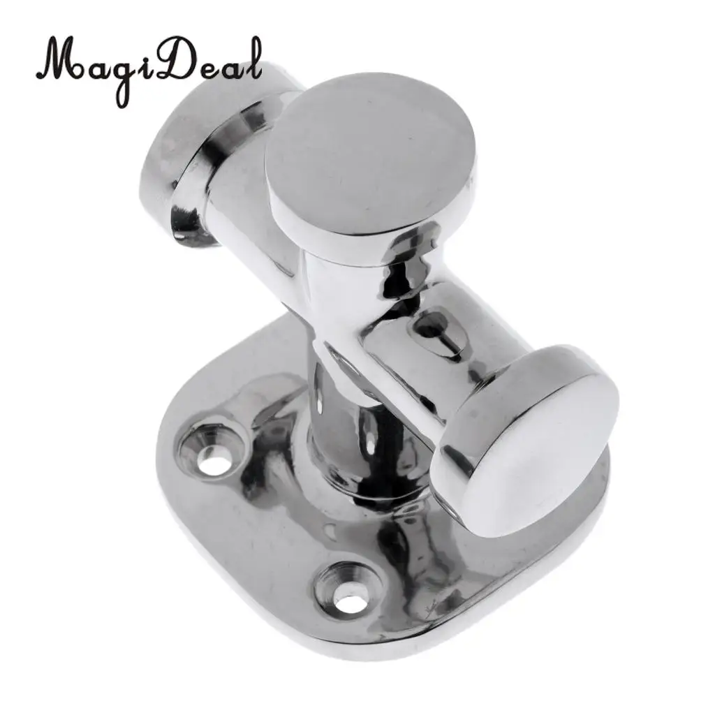 MagiDeal Heavy Duty 316 Stainless Steel Single Cross Bollard Post Square Base Mount Dock Mooring Cleat for Marine Boat Yacht
