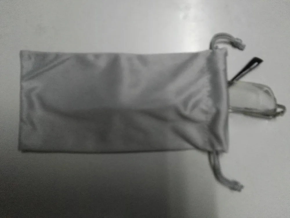 Специальная распродажа 50 шт. серый микрофибры дешевые drawstring сумка пользовательские 9*18 см очки, сумки оптом для ювелирных изделий