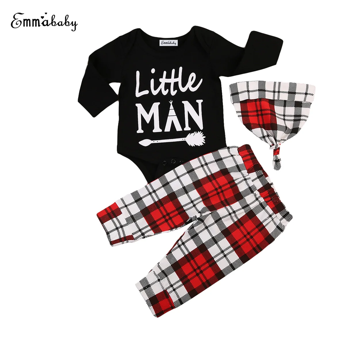 3pcs Adorable Toddler Kid Baby Boy Girl Unisex Long Sleeve Tops