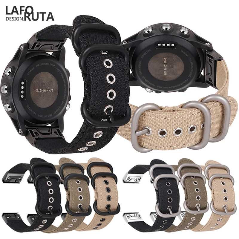

Laforuta Easy Fit Watch Strap For Garmin Forerunner 945 935 Fenix 5X 5 5S Plus 3 3 HR Watch 26 22 20MM Quick Release Wristband