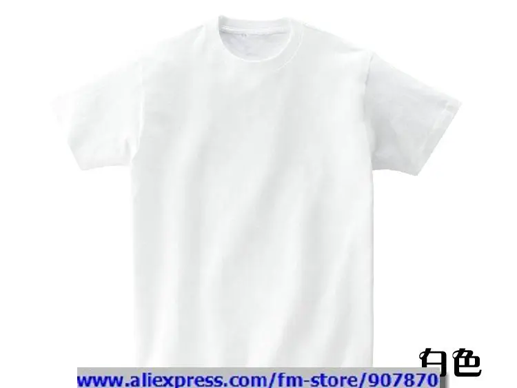 White Cotton Blank T Shirts Solid Color In White Cotton Blank T Shirts Solid Color