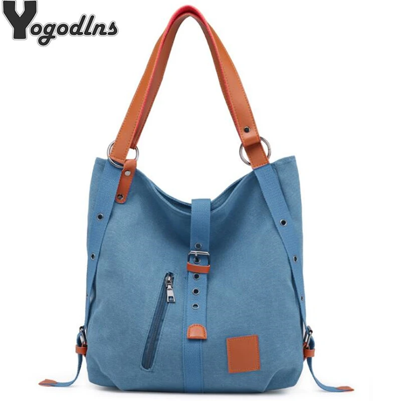 

Multifunction Casual Women Canvas Handbag Large Capacity Tote Shoulder Bag High Quality Shopping Bag Simple Big Travel Totes