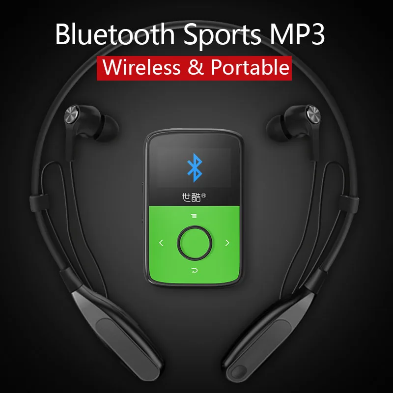 GOCOOL Q5 4G 8GB Clip Bluetooth MP3 player Wireless Music player with