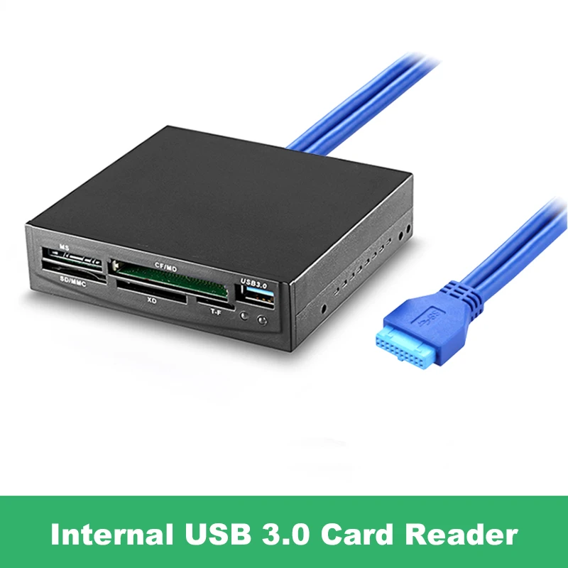 Все в 1 внутренний кардридер USB 3 0 5 &quotFloppy Bay Передняя панель SD CF MS XD TF флэш память