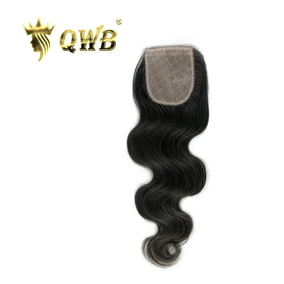 Qwb Queen Weave Beauty Silk Base Closure Body Wave 12 14 16