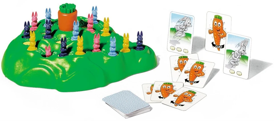 Pädagogisches Karotten Puzzle Spiel Lustiges Brettspiel Party Geschenk für 