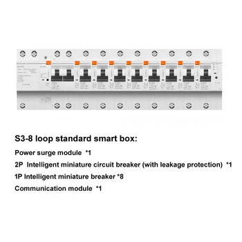 

AC Power Distribution Box Short-circuit Protection and Overload Protection 2019 new APP control