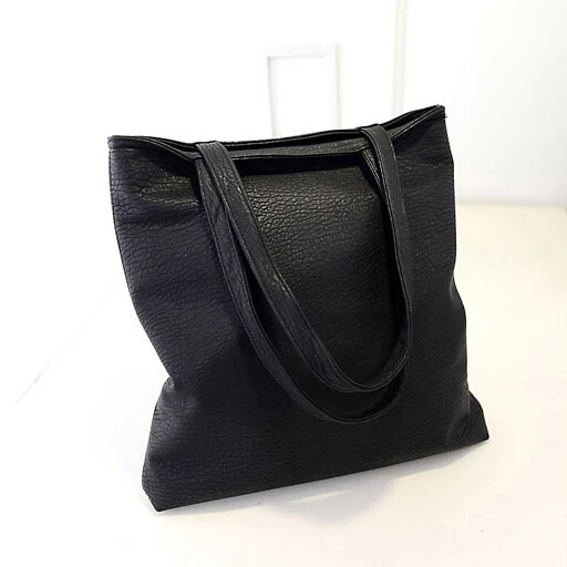 X-Online горячая Распродажа Женская модная сумка женская большая простая черная сумка женская большая сумка-шоппер
