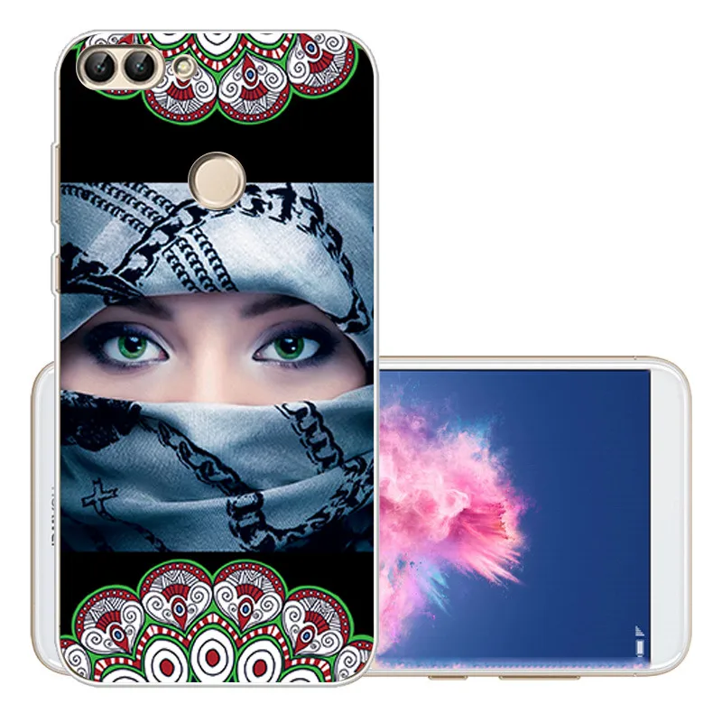 Arvin Soft Protective Case FOR Huawei P Smart Painting Silicone Back Cases FOR  Enjoy 7s FOR P9 lite Y3 Y5 Y6 2017 P8 lite 2017  (12)