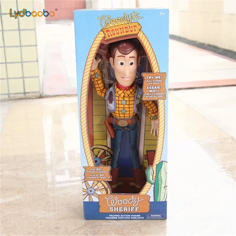 

1pc High Quality 44cm Toy Story 3 Talking Woody Action Toy Figures Model Toys Children Christmas Plush Gift Free Shipping Toys