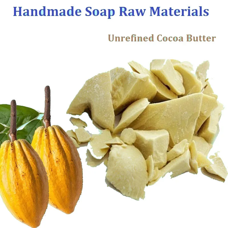 

Raw Cocoa Butter 50G Unrefined Cocoa Butter Handmade Soap Base Oil Material