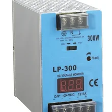 LP-300-12 300W 220V 12V 25A Din Реле переключения питания цифровое шоу напряжение