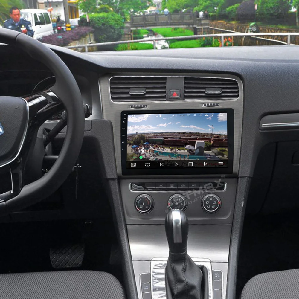 JSTMAX 10 2 &quotAndroid 8 0 автомобильный dvd для VW Golf 7 2013 2014 2015 2016 2017 GPS navi Octa Core 4 ГБ 32 Авто