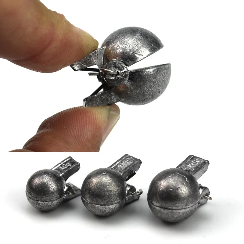 

2Pcs/pack Round Split Shot Lead Weight Fishing Tackle Tool Accessories Lead Drop Fishing Sinker Kits 10g/15g Accessories