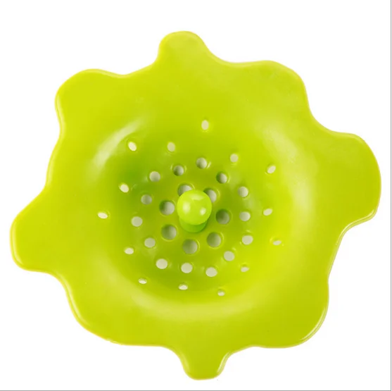

Hot Selling 1PC 3 Colors New Design Bathroom Shower Drain Cover Flower Hair Filter Sink Strainer High Quality
