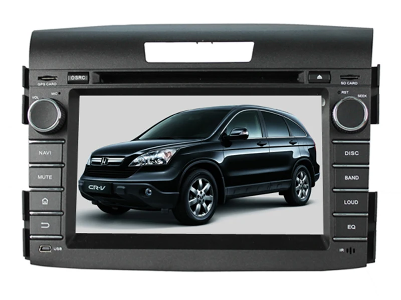 Perfect 7" In-Dash Car DVD player with GPS(opt),audio Radio stereo,USB/SD,AUX,BT/TV,Canbus,car multimedia headunit for Honda CR-V 2012 2
