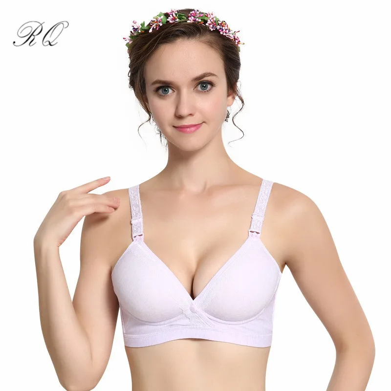 RQ Brand Breast feeding mother maternity cotton nursing bras Breast