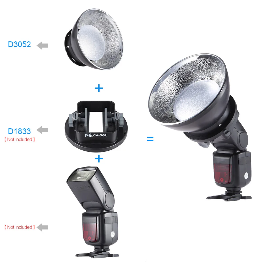 Andoer SGA-SR173S 17 см/6," абажур лампы Speedlite красоты блюдо диффузор для Nikon Canon Yongnuo Godox Speedlight накамерная вспышка