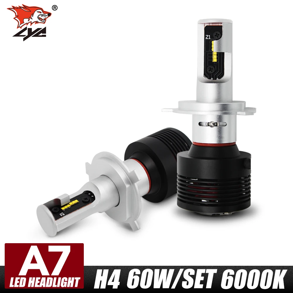 LYC Auto Sale Super Bright 12/24 volt led headlight bulbs H1 H4 H7 H11