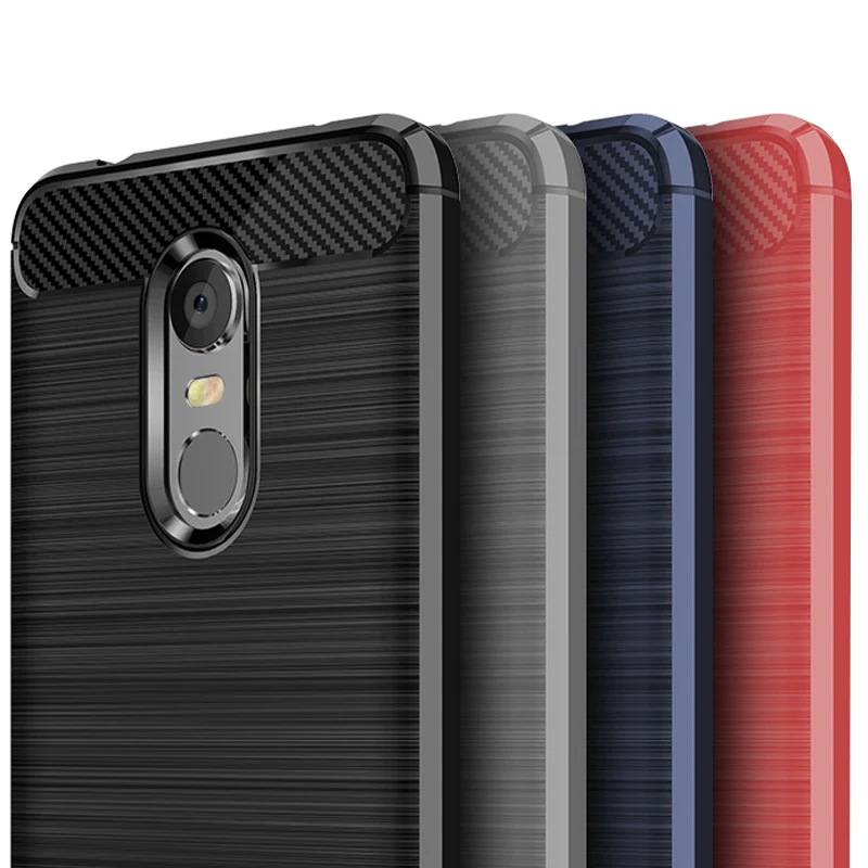 TOMKAS чехлы для телефонов из углеродного волокна Xiaomi Redmi 5 силиконовый мягкий