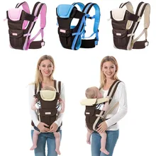 Для детей, на возраст от 0 до 30 м дышащий фронтальная кенгуру 4 in1 для juстабильная Удобный слинг рюкзак; сумка; слинг-эргономичная переноска для ребенка