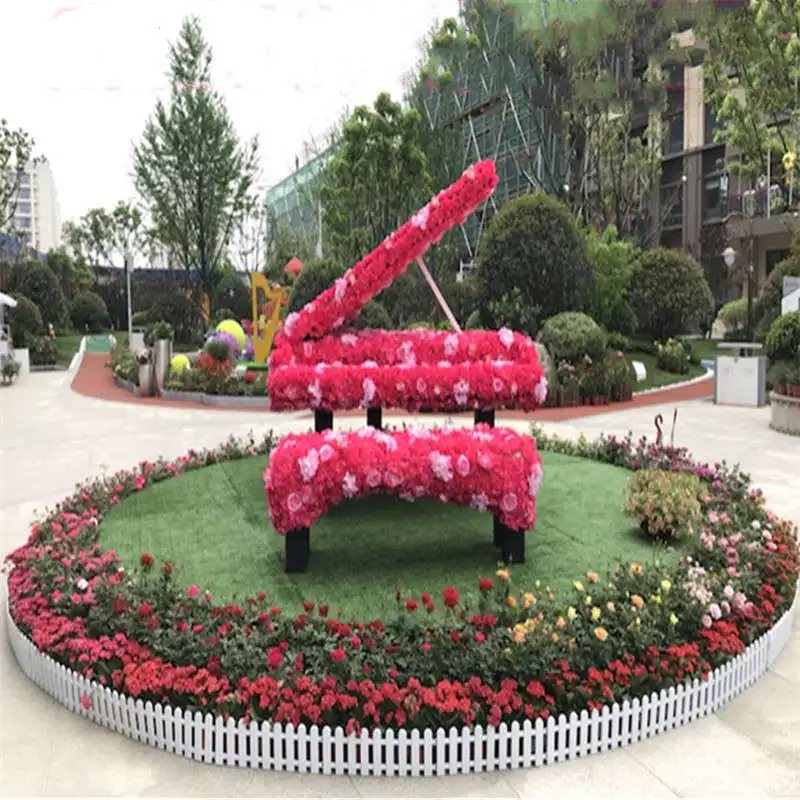 

190cm peacock tail Artificial Flower Arrangement Wedding Road Introduction Stage Event Layout Sign-in Desk Decoration