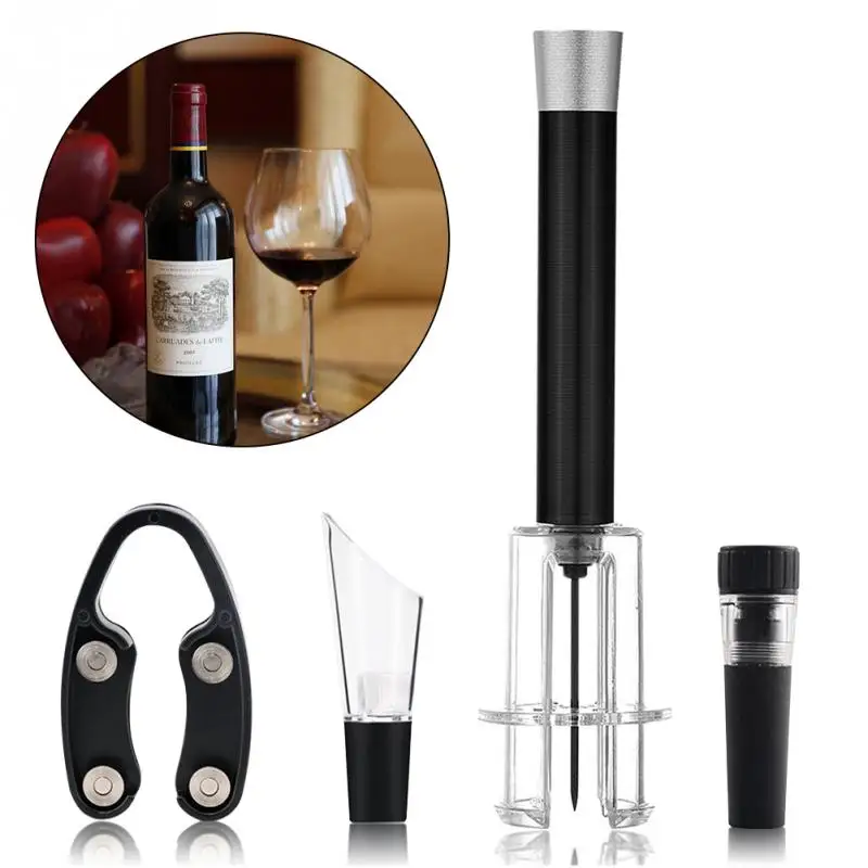 Buy 4PCS/Set Bottle Air Pressure Wine Opener Air