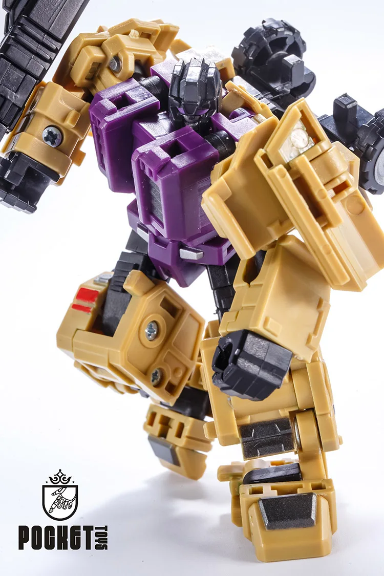 Figura de Ação Coleção de Brinquedos 5 em 1 Novidade Brutico Tamanhos Grandes 27cm Anime Combinação Robô Deformado Presentes g1 Pt05 19 Figuras de ação