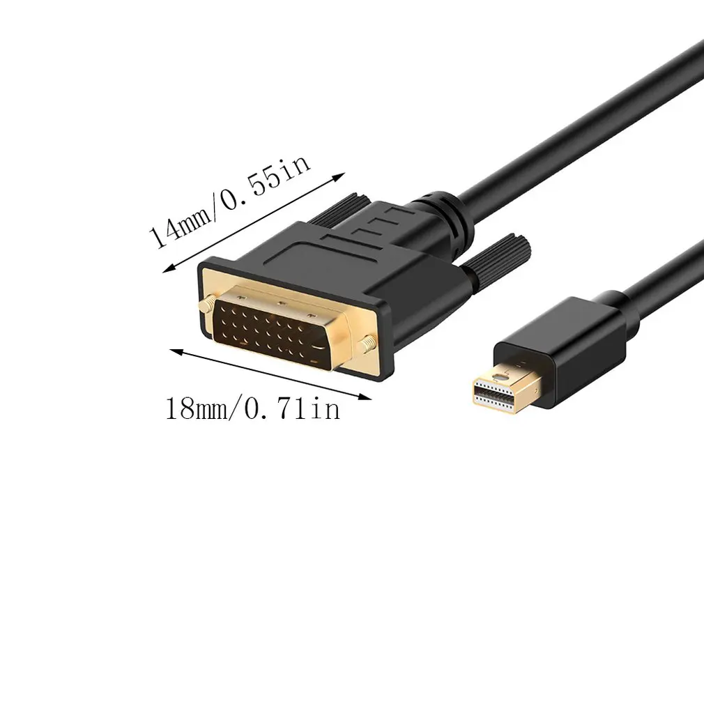 Позолоченный мини-порт дисплея(Mini DP) дви кабель, совместимый с портом Thunderbolt