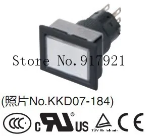 

[ZOB] AF16F0T Japan fuji Fuji rectangular flat head self-locking button switch AF16F5T 16mm diameter hole --10pcs/lot