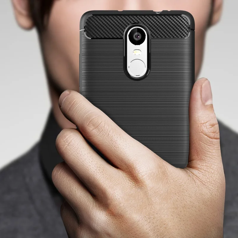 

For Xiaomi Redmi Note 3 Case Luxury Carbon Fiber Anti-drop TPU Soft Cover Case For Redmi Note 3 Pro Back Cover Redmi note3
