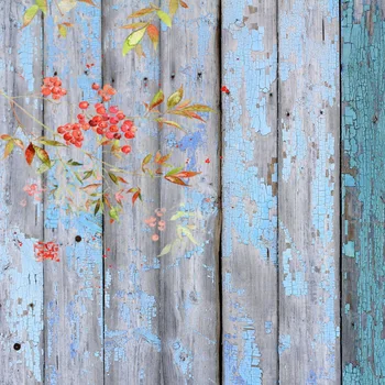 

Vinyl Photography Background Computed Printed Wooden Floor Cherry Children Backdrops for Photo Studio F-3104