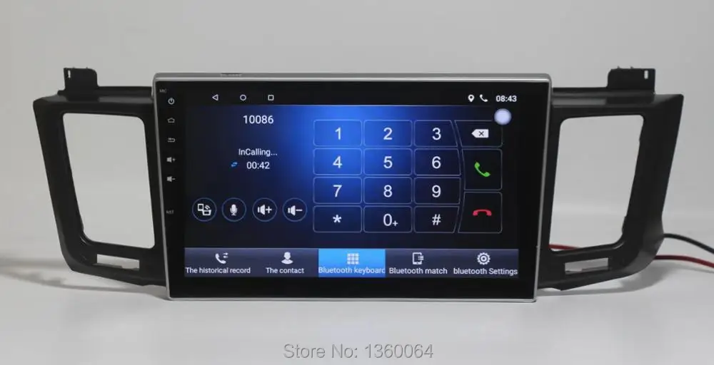 Discount Nedehe 10.1 inch 2G+32G Android 8.0 Car DVD GPS Navigation For Toyota RAV4 2013 2014 2015 car radio audio video player+canbus 3