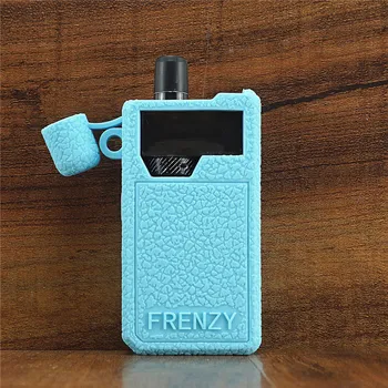 

2pcs/lot Texture Skin for GeekVape Frenzy Pod Kit 950mAh Protective Silicone Case Rubber Sleeve Cover Shield leather Wrap