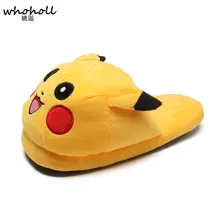 WHOHOLL Winter Cute Anime Cartoon Pokemon Slippers Women Warm Indoor Floor Home Slippers Plush Shoes Pikachu Fluffy Slippers WHOHOLL Winter Cute Anime Cartoon Pokemon Slippers Women Warm Indoor Floor Home Slippers Plush Shoes Pikachu Fluffy Slippers