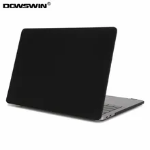 Для MacBook Air чехол для MacBook Pro 13 15 крышка клавиатуры, dowswin Пластик чехол для MacBook 11 12 13 15 Матовая Жесткий чехол
