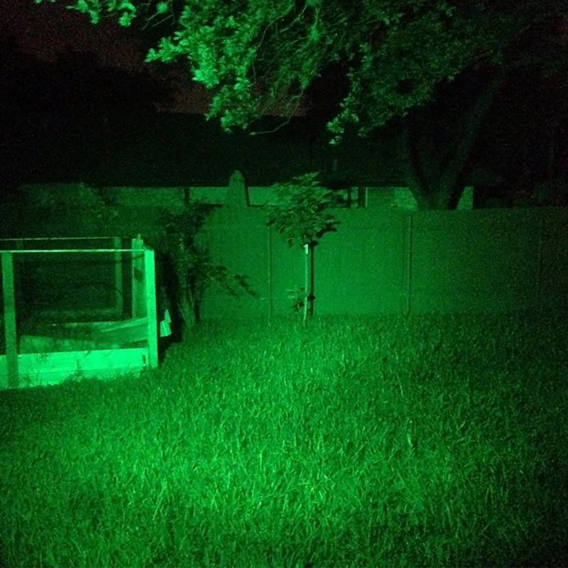 Engrenagem de Caça Luzes + Rifle Caça Verde Lanterna Quintal Tático Tocha Noite Montagem Interruptor Remoto Usb Carregador 250 15 High Quality Esporte e Lazer